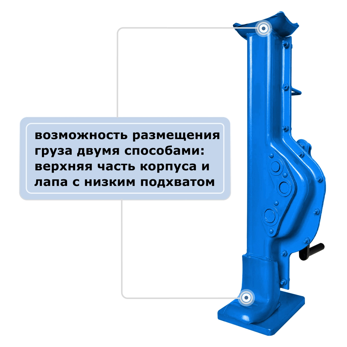 Домкрат реечный GEARSEN 3,0 т, (GRJ 30)