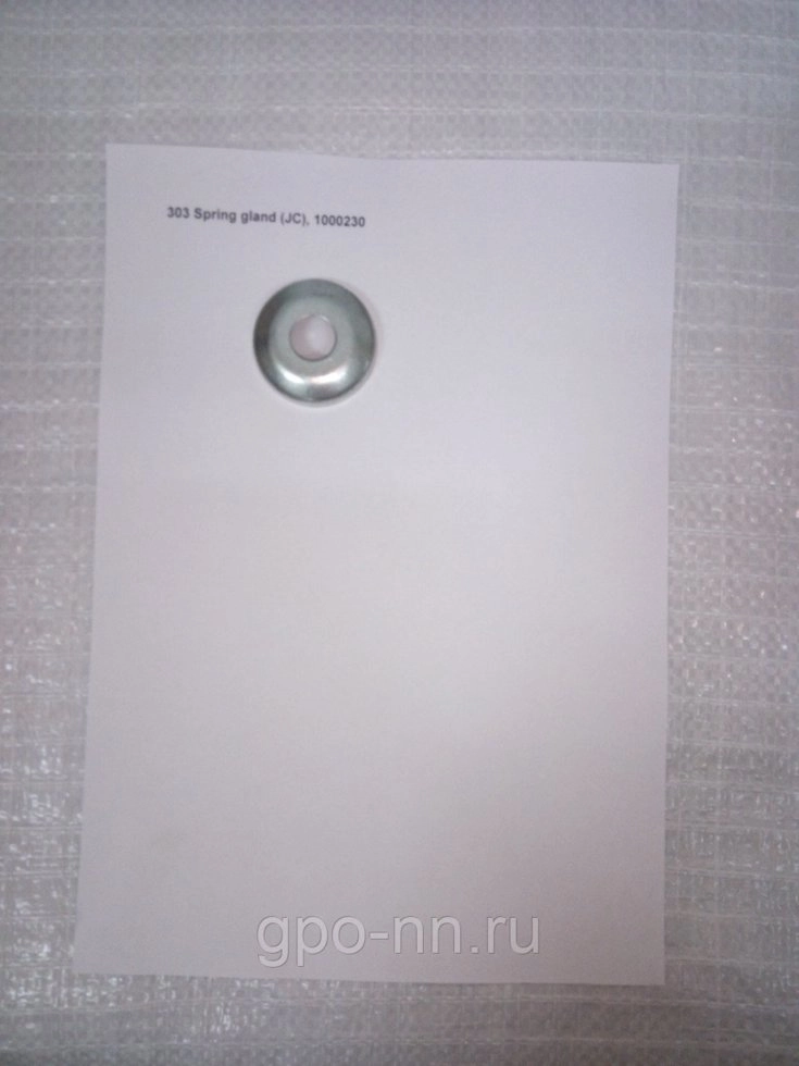303 Колпачок возвратной пружины (Spring gland) (JC)