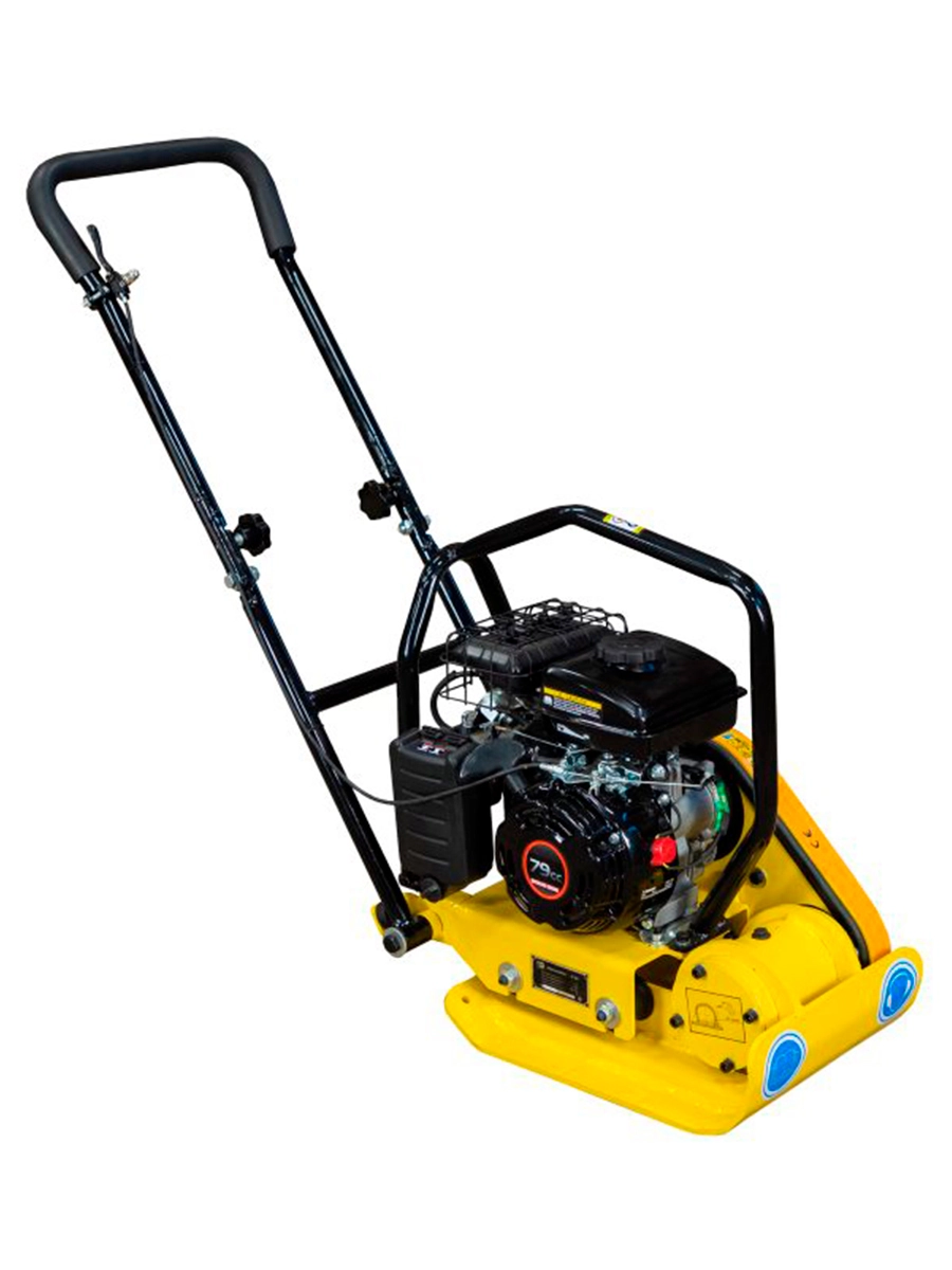 Виброплита 60 кг, 10,5кН (Loncin) без бака, коврик, колесный комплект TOR C-60