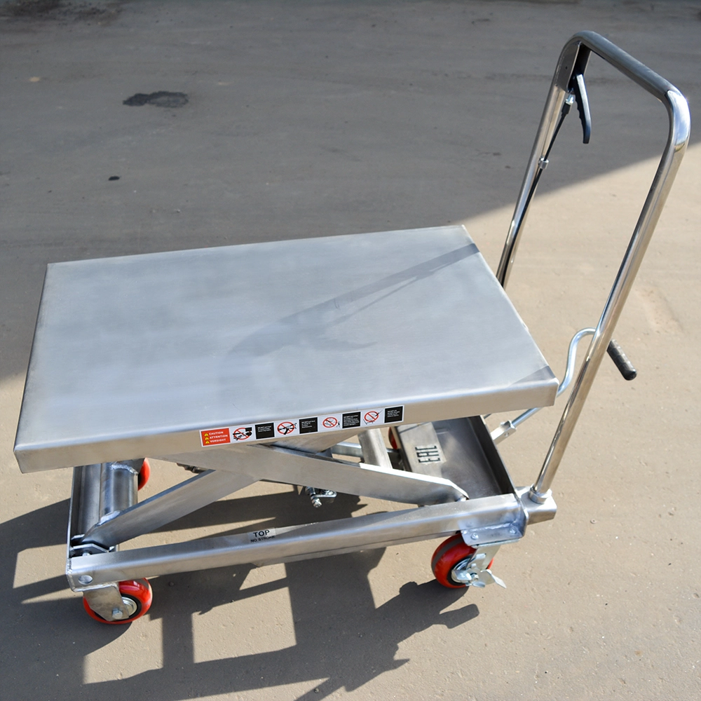Гидравлический Подъемный Стол Передвижной из нержавеющей стали OXLIFT OXF50-STEEL 900 мм 500 кг