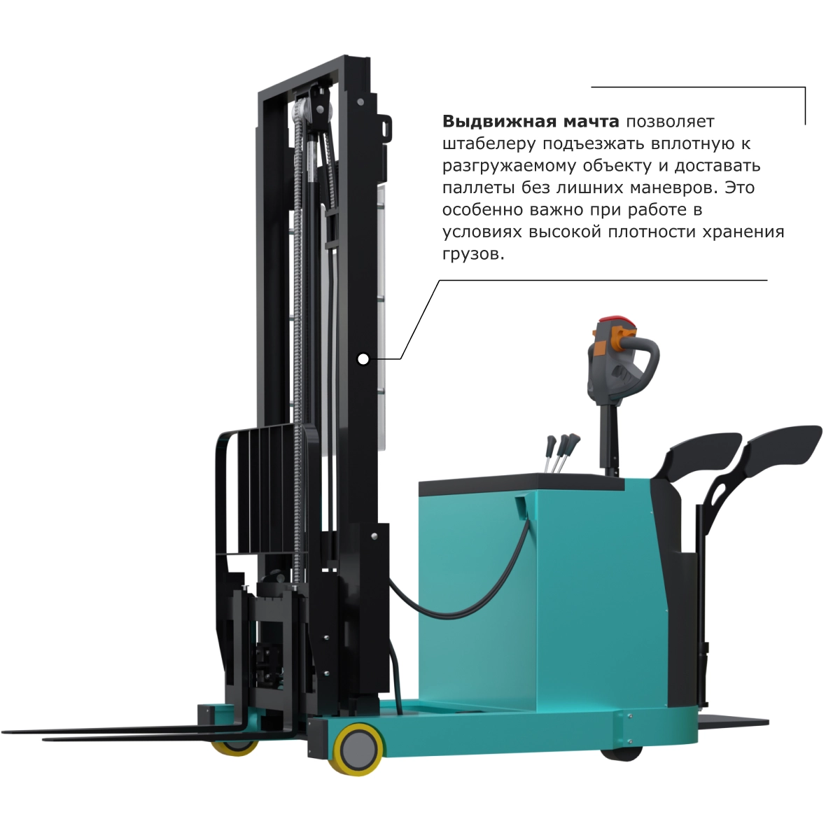 Штабелер с выдвижной мачтой (мини-ричтрак) PROLIFT PRO MRV 2030
