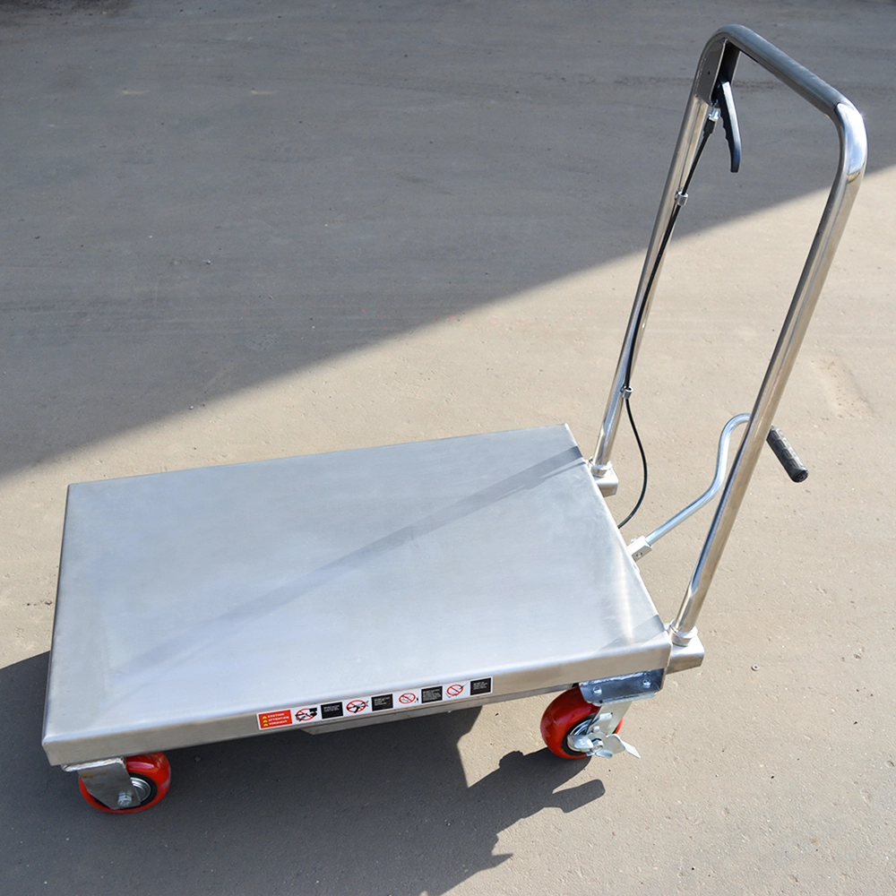 Гидравлический Подъемный Стол Передвижной из нержавеющей стали OXLIFT OXF50-STEEL 900 мм 500 кг