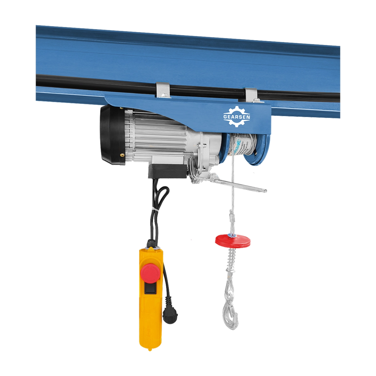 Таль электрическая мини стационарная GEARSEN PA 220В, 500/1000кг, 12/6м