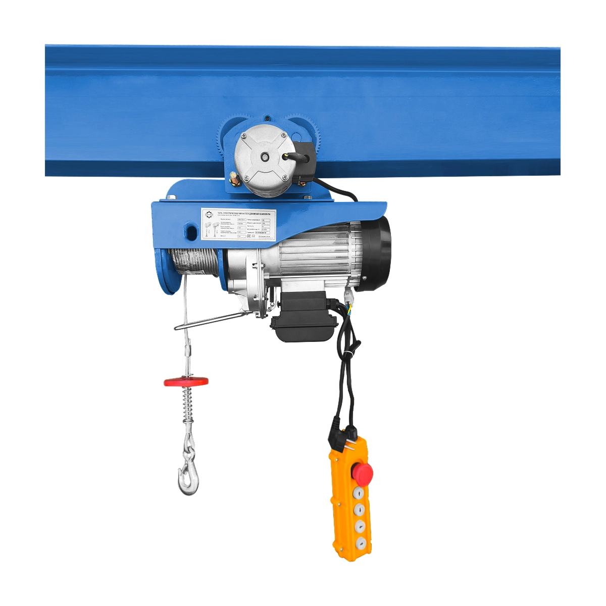 Мини электрическая таль передвижная GEARSEN PA 220 В, 600/1200 кг, 12/6 м