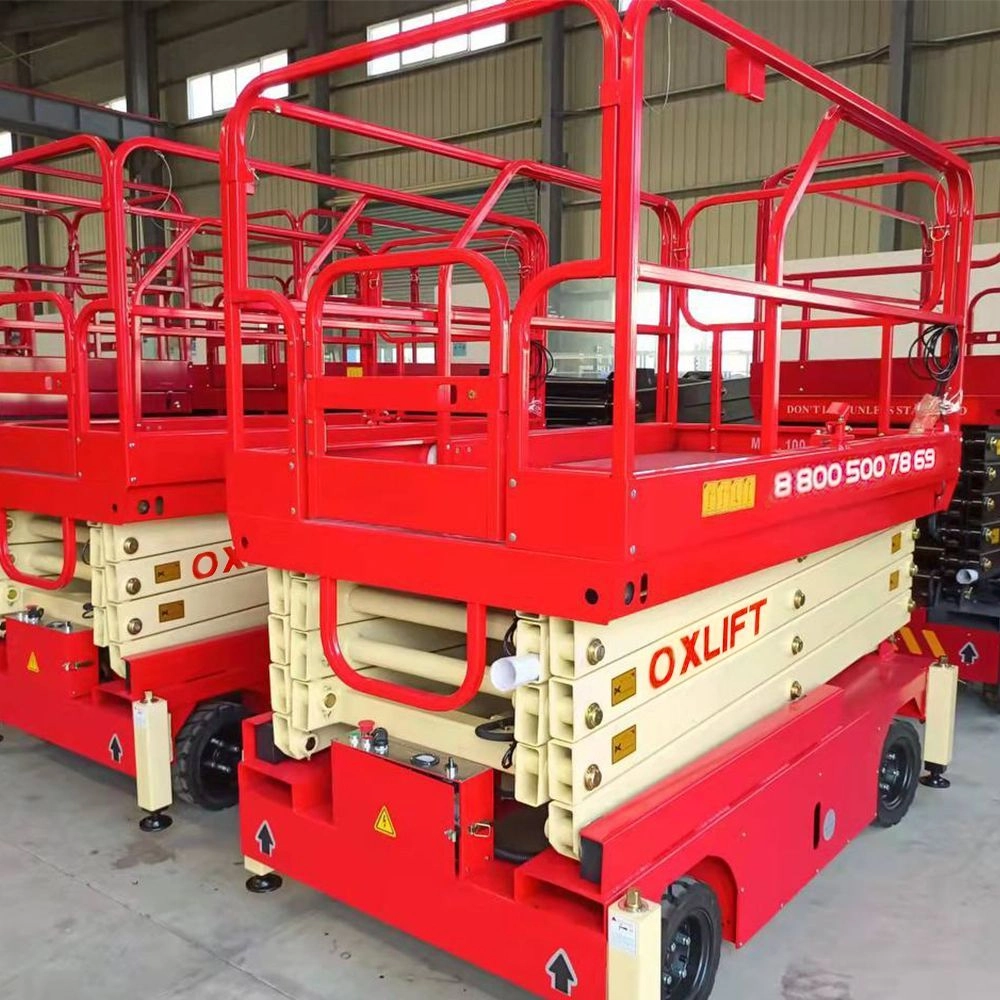 Ножничный Подъемник Передвижной OXLIFT QX-050-110 11000 мм 500 кг с выдвижной платформой