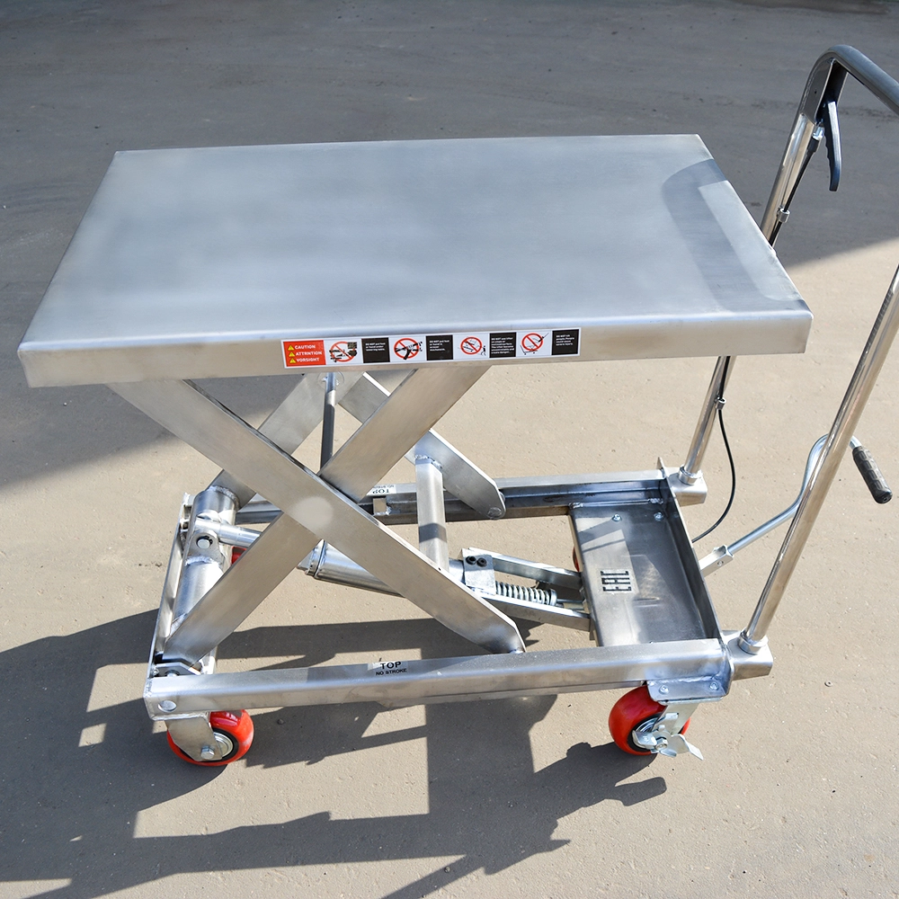 Гидравлический Подъемный Стол Передвижной из нержавеющей стали OXLIFT OXF50-STEEL 900 мм 500 кг