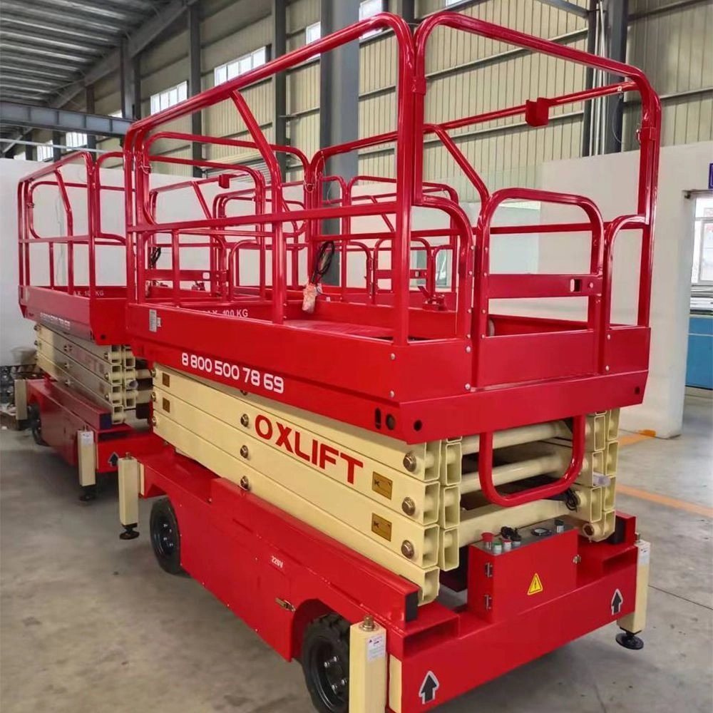 Ножничный Подъемник Передвижной OXLIFT QX-050-110 11000 мм 500 кг с выдвижной платформой