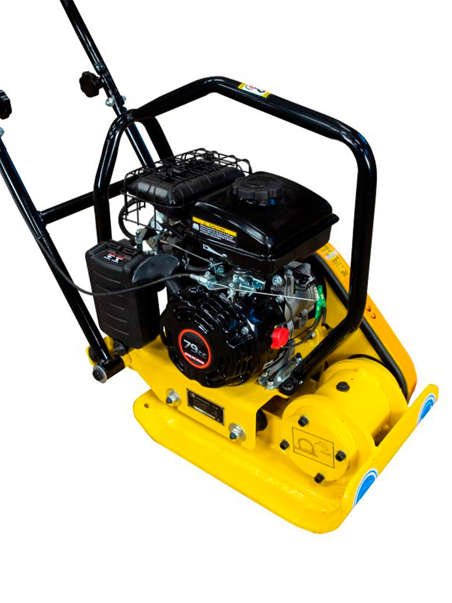 Виброплита 60 кг, 10,5кН (Loncin) без бака, коврик, колесный комплект TOR C-60