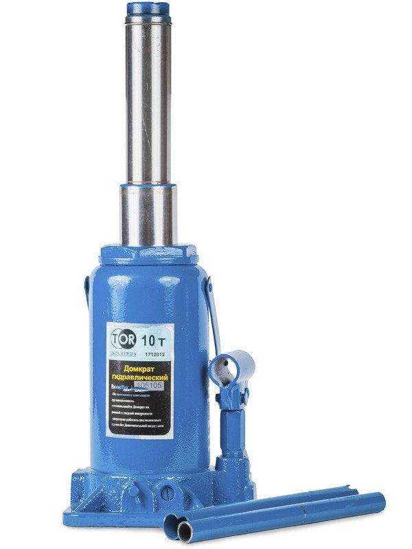 Домкрат гидравлический телескопический TOR (ДТ10Г285) 10 т