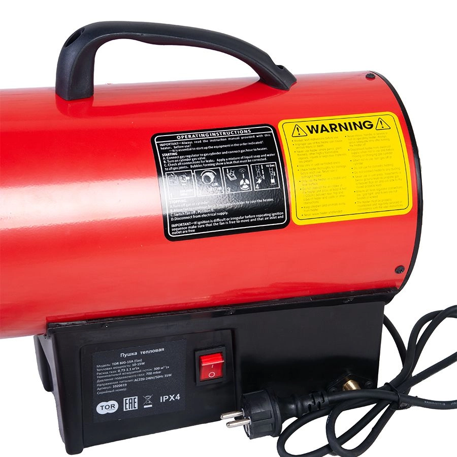 Пушка тепловая газовая 15 кВт TOR BJG-15A
