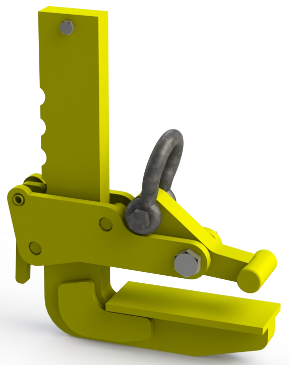 Захват эксцентриковый ZGR (г/п 1,65 т, лист 0-150мм)