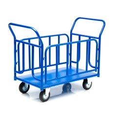 Тележка платформенная Стелла-техник КПО-500Т-160-К , с бортами, 800х1200мм