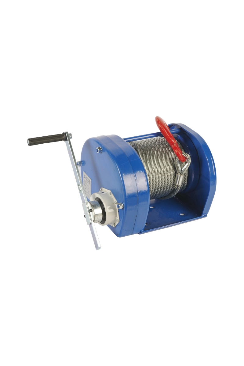 Лебедка ручная барабанная с тросом 3000кг  40м с храповым механизмом TOR JHW
