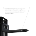 Самоходный электроштабелер PROLIFT M2 SDR 1656 li-ion со свободным подъемом