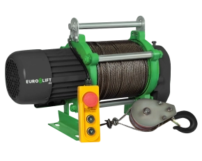 Лебедка электрическая KCD 300/600 кг, 70/35 м 220В