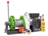 Лебедка KCD-M 400кг, 30м, U=220 В электрическая  монтажная с рычагом Euro-Lift