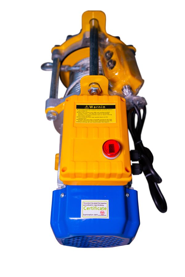 Лебедка электрическая  300/600кг  40/20м с канатом 220В алюминиевый корпус TOR KCD (TSA)