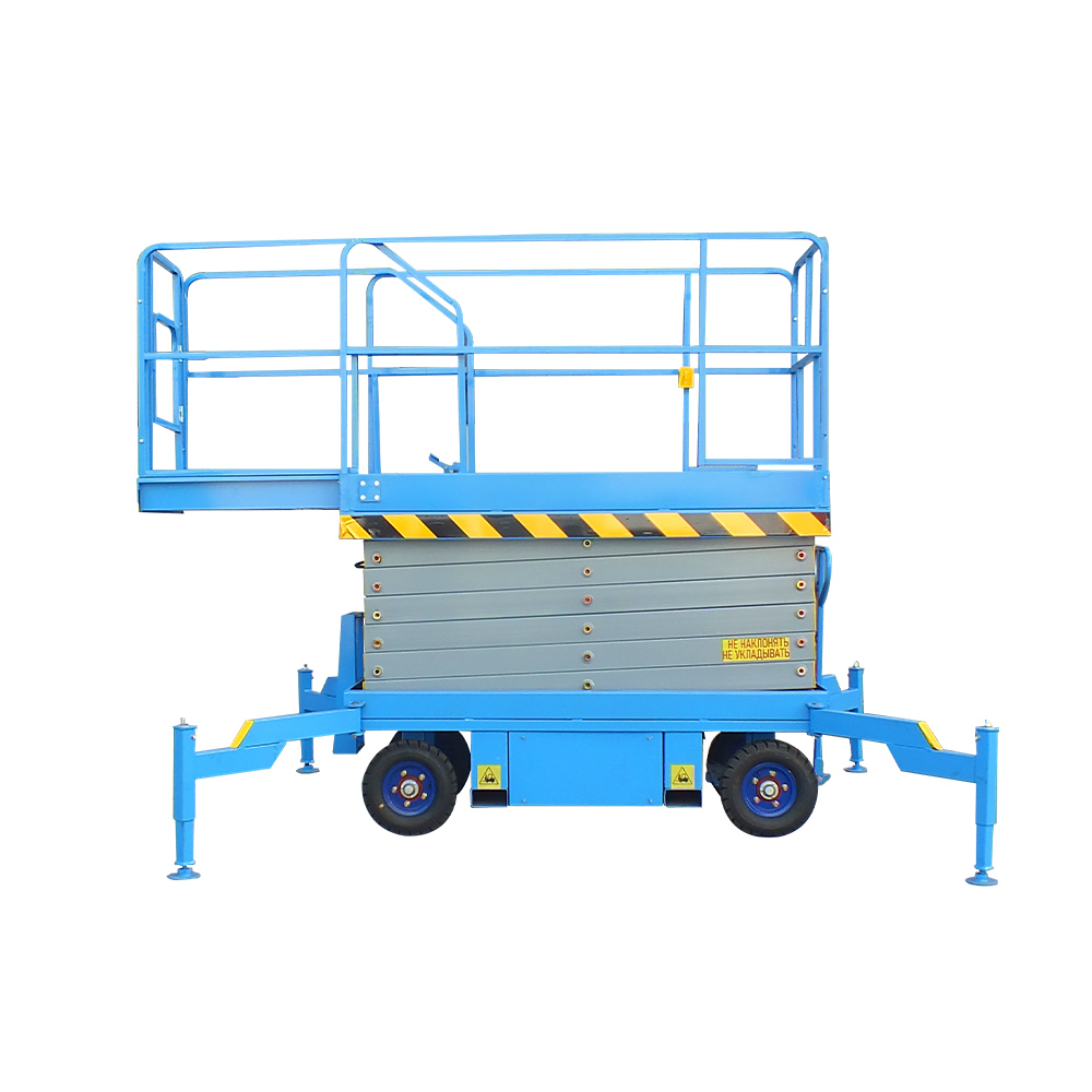 Подъемник ножничный самоходный аккумуляторный 500 кг, 6/8 м, 24/85 В/Ач TOR SJY-0,5-6 DC