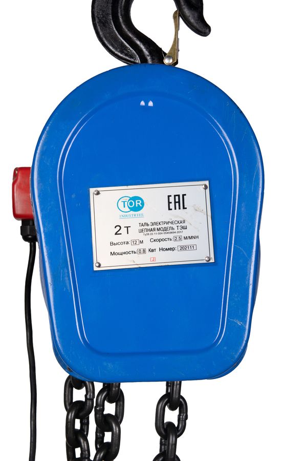 архив_Таль стационарная  2т 12м 380В электрическая цепная TOR DHS (серия J)