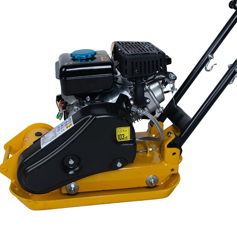 Виброплита 45 кг, 8,5кН (Loncin) без бака, коврик, колесный комплект TOR T-50