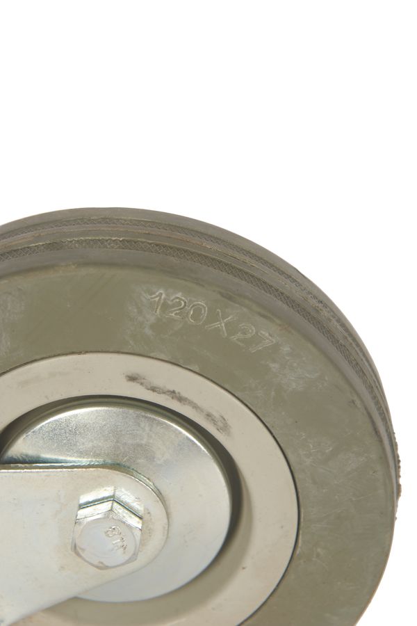 Колесо аппаратное поворотное SChgb 55 120 мм под болт с тормозом (F)