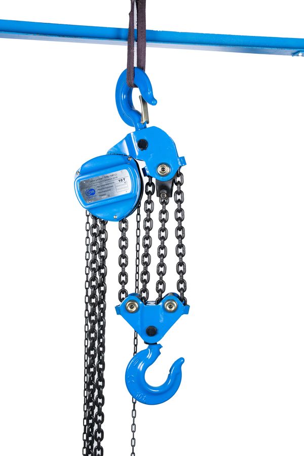 Таль ручная шестеренная TOR ТРШ C 10ТХ9М 4:1 PRO для тяжелых работ