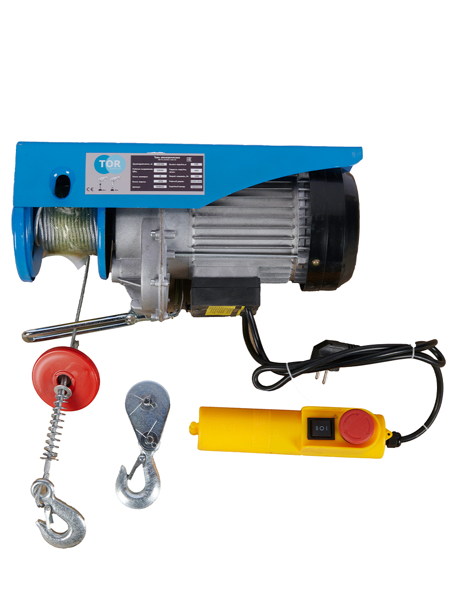 Таль электрическая TOR PA 300/600 кг 20/10 м