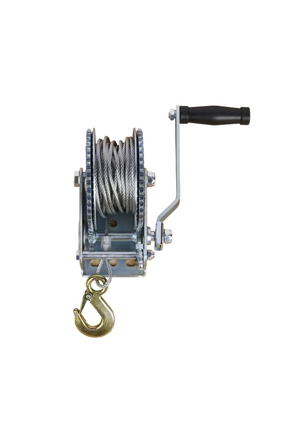 Лебедка ручная барабанная  с тросом  500кг  10м оцинкованная TOR LHW