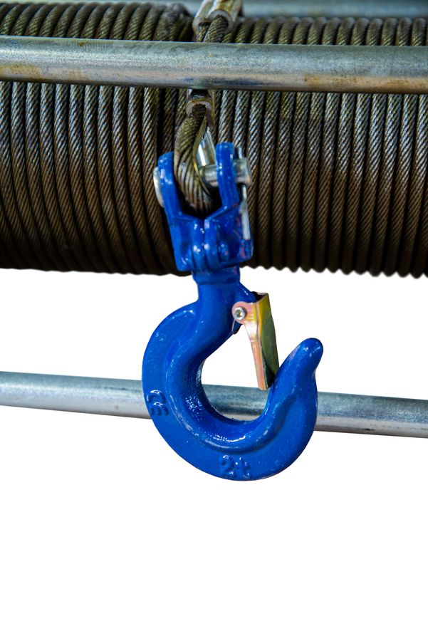 Лебедка электрическая 1000кг 100м с канатом 380В алюминиевый корпус TOR KCD(А)