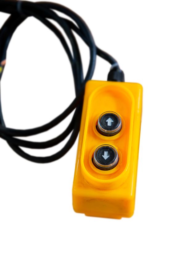 Лебедка электрическая  300/600кг  60/30м с канатом 380В 24м/мин алюминиевый корпус TOR KCD (TSA)