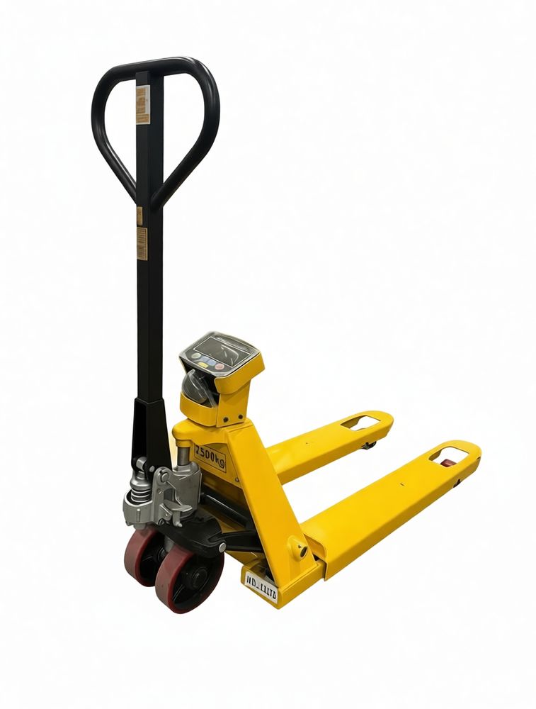 Тележка гидравлическая с весами поворотный дисплей 2500 кг 1150 мм полиуретановые колеса TOR AC-CW