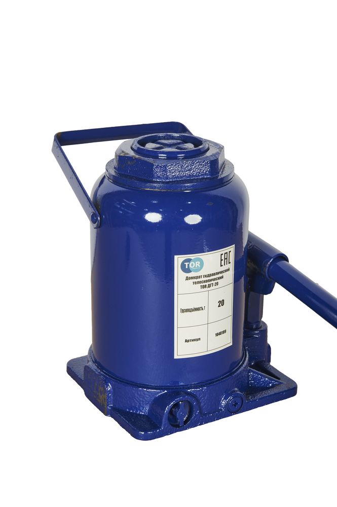 Домкрат гидравлический телескопический TOR ДГТ-20 г/п 20 т (2 уровня) (X)