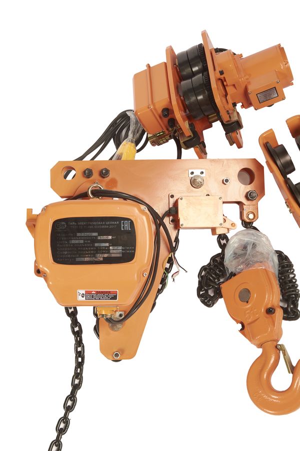 Таль передвижная с уменьшенной строительной высотой  5,0т  6м 380В электрическая цепная TOR HHBDSL-02
