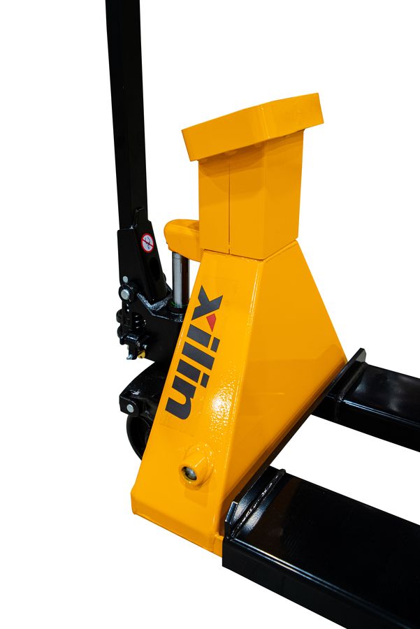 Тележка гидравлическая с весами неповоротный дисплей 2500 кг 1150 мм полиуретановые колеса XILIN BFC25