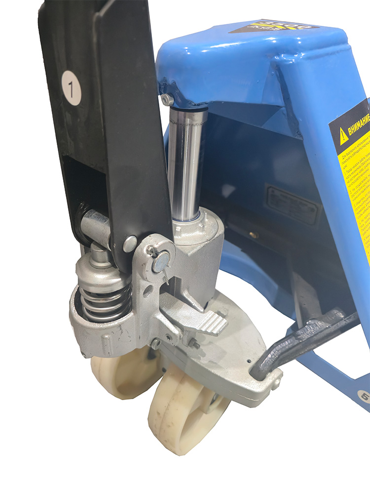 Тележка гидравлическая 3500 кг 1150 мм нейлоновые колеса TOR RHP(BF) PRO