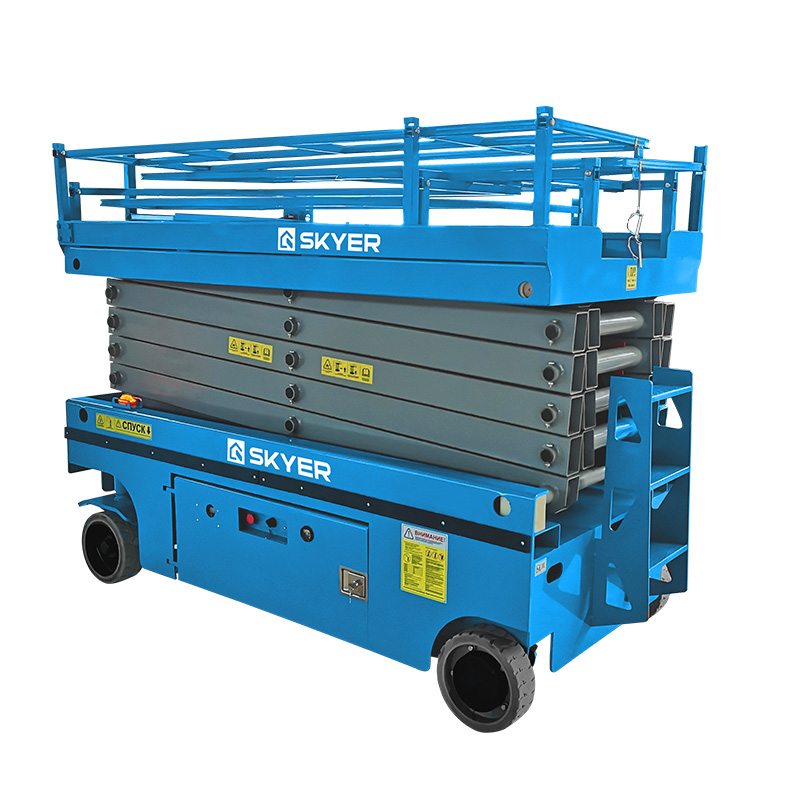 Самоходный ножничный подъемник с выдвижной платформой SKYER PL1245