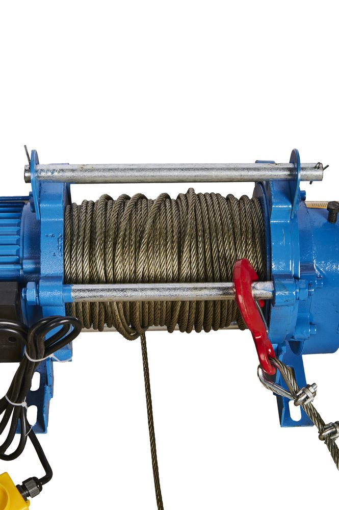 Лебедка электрическая  500/1000 кг  70/35 м с канатом 380 В TOR KCD