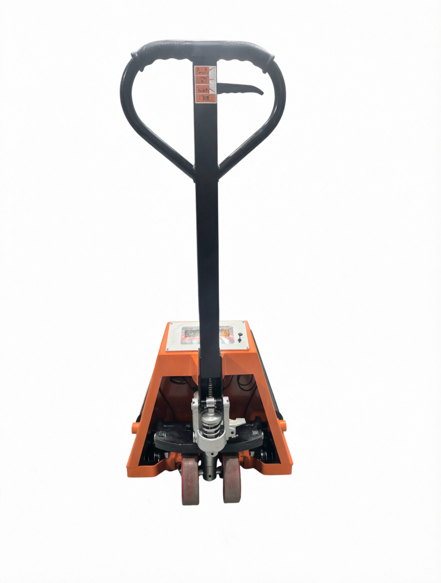 Тележка гидравлическая с весами встроенный дисплей 2000 кг 1150 мм полиуретановые колеса TOR AC-CW3