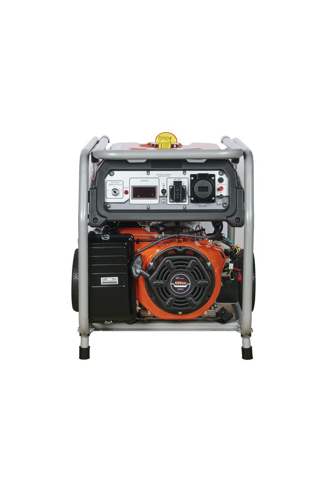 Генератор бензиновый 9,0 кВт 220В 26 л с электростартером и колесами TOR KM13000H