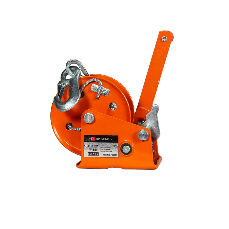 Лебедка барабанная ручная FD 1 т 10 м СибТаль