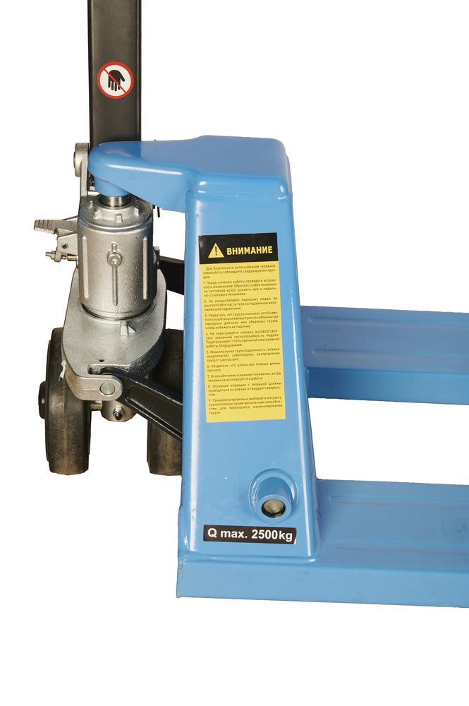 Тележка гидравлическая 2500 кг 1500 мм резиновые колеса TOR RHP