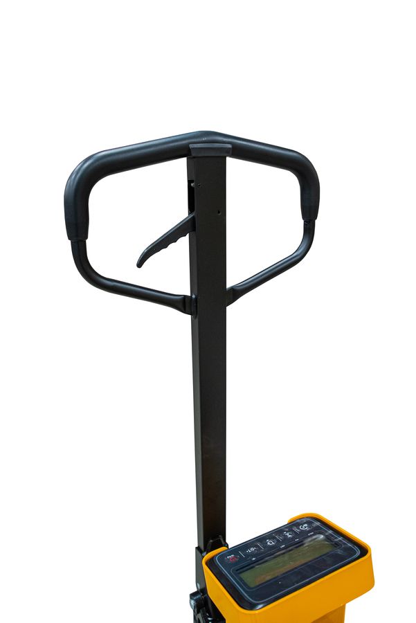 Тележка гидравлическая с весами неповоротный дисплей 2500 кг 1150 мм полиуретановые колеса XILIN BFC25