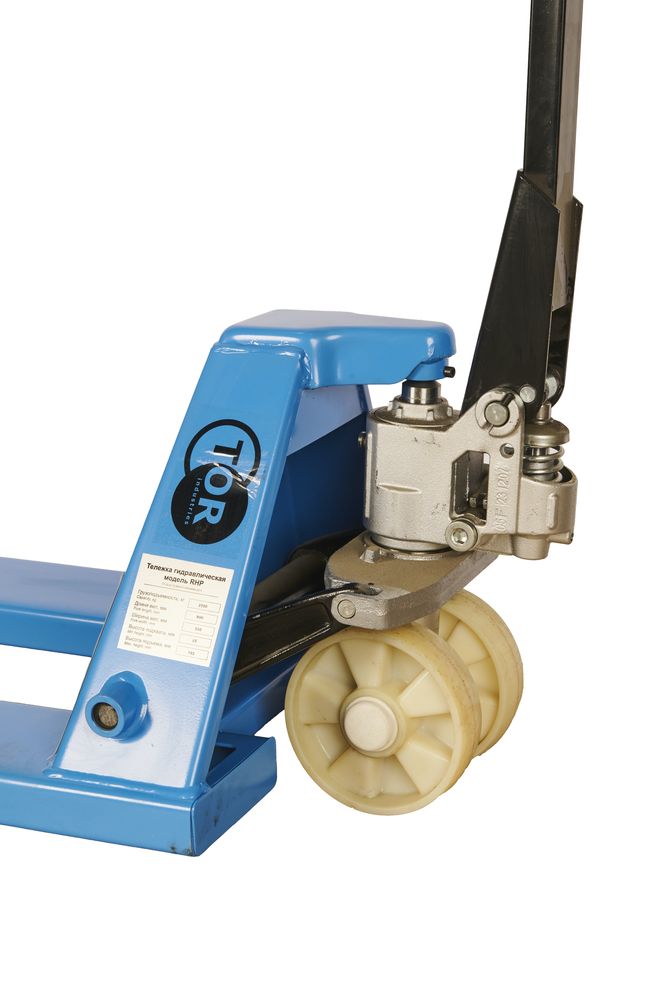 Тележка гидравлическая 2500 кг 800 мм нейлоновые колеса TOR RHP