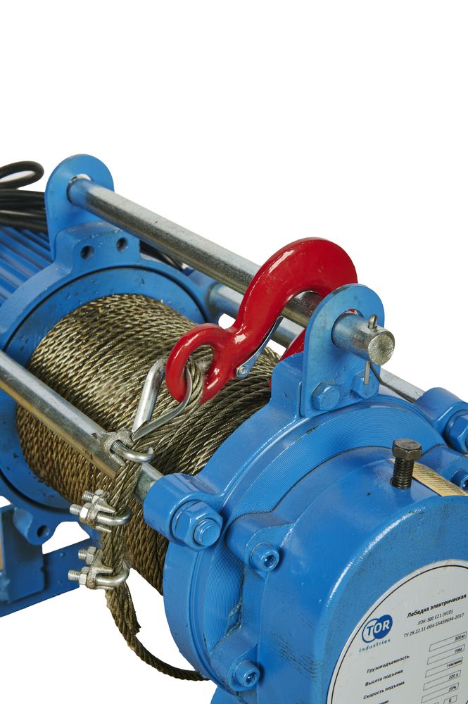 Лебедка электрическая  500 кг  70 м с канатом 220 В TOR KCD