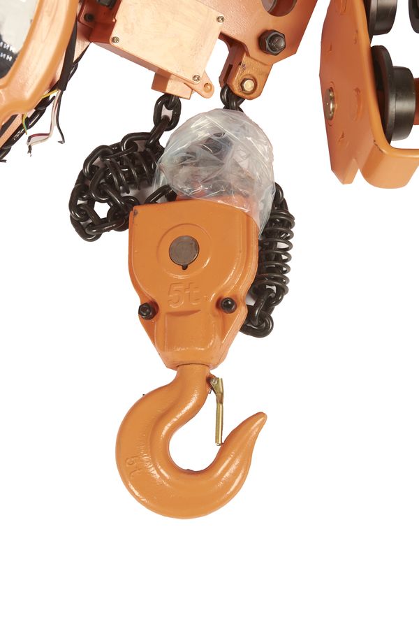 Таль передвижная с уменьшенной строительной высотой  5,0т  6м 380В электрическая цепная TOR HHBDSL-02