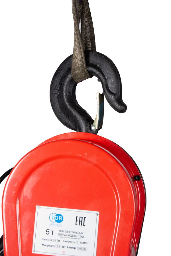 Таль стационарная  5,0т  6м 380В электрическая цепная TOR DHS (серия J)
