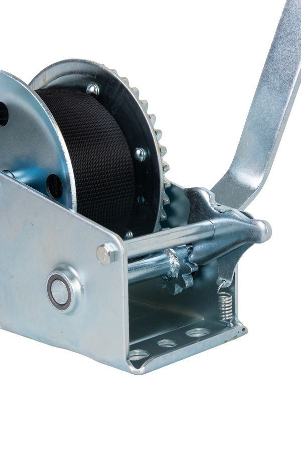 Лебедка ручная барабанная с лентой  0,54т 10 м оцинкованная TOR FD