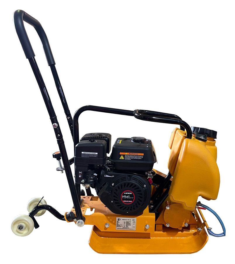 Виброплита 55 кг, 15кН (Loncin), бак, колесный комплект TOR C-60