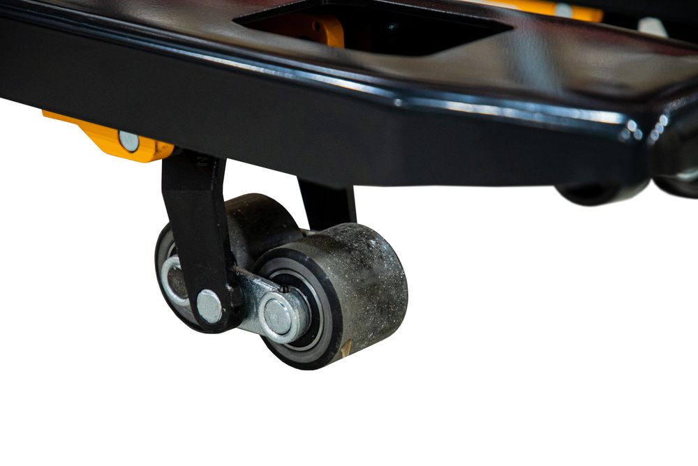 Тележка гидравлическая с весами неповоротный дисплей 2500 кг 1150 мм полиуретановые колеса XILIN BFC25