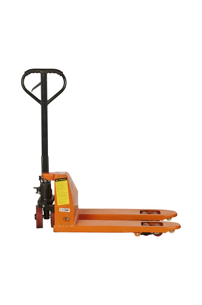 Тележка гидравлическая узковильная 2500 кг 800x450 мм полиуретановые колеса TOR RHP